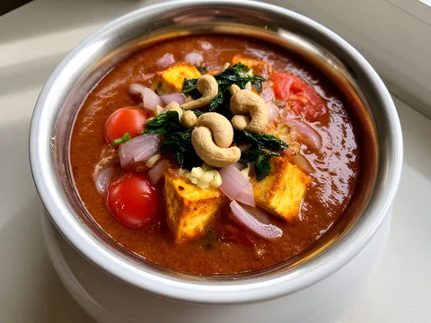 Paneer Butter Masala Without Cream (Restaurant Style), ready to serve
