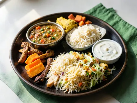 South Indian Weekly Meal Prep Plan, ready to serve