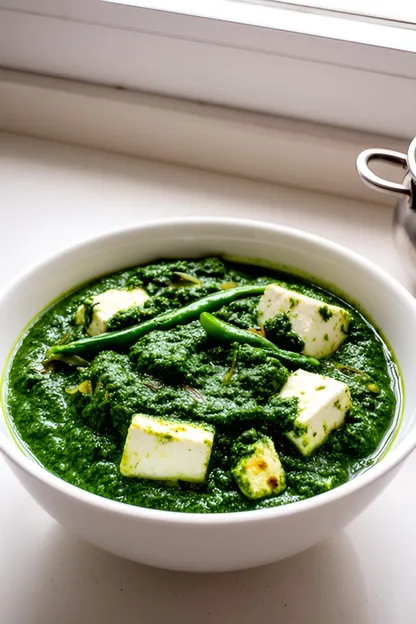 Bright Green Palak Paneer (Blanch and Shock Method)