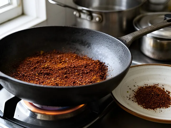 Step 3 of Punjabi Chole: Dark and Tangy Without Tea Bags: While the chickpeas cook