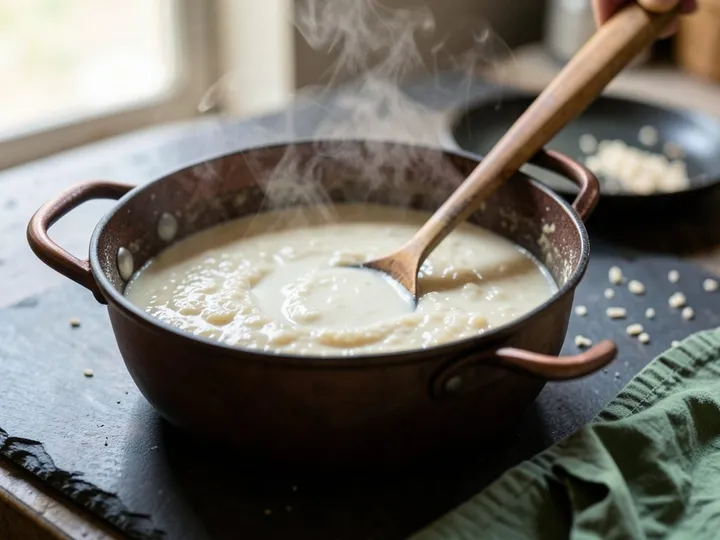 Step 4 of Rice Kheer (Chawal ki Kheer): Keep simmering for 5 to 10 minutes more