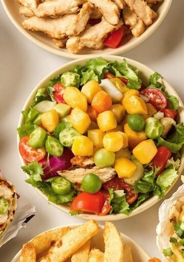 High protein fast food options
