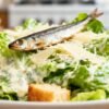 Classic Caesar salad with romaine, croutons, and Parmesan.