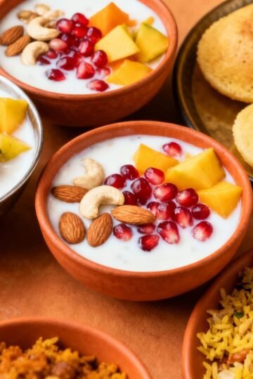 Healthy Indian breakfast spread with protein-rich options.