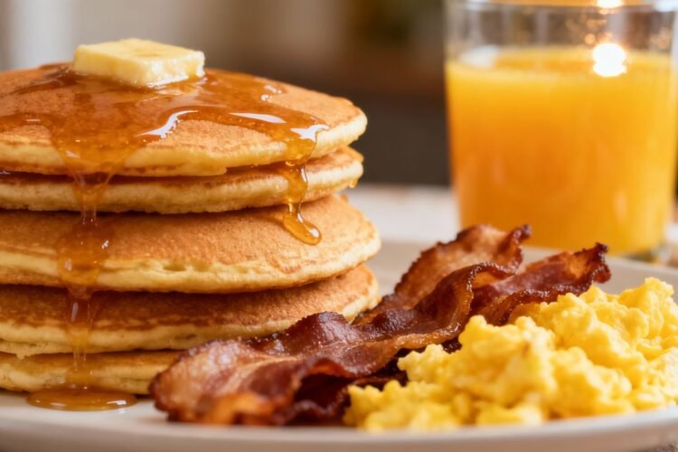 Affordable breakfast spread in Las Vegas