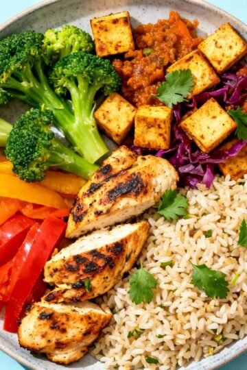 Healthy Indian meal for weight loss