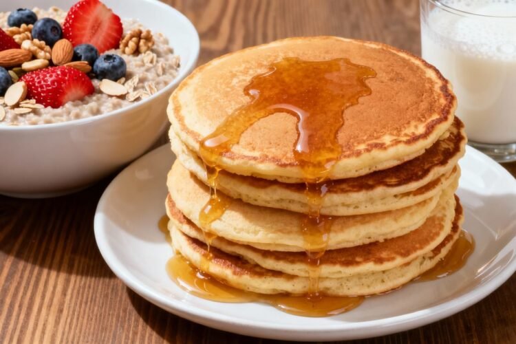 High calorie breakfast foods for energy and growth.