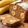 Buckwheat banana bread loaf with slices